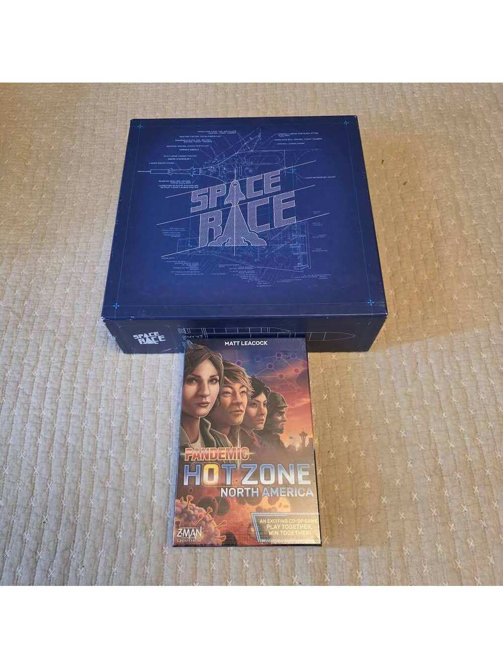 Space Race Deluxe Kickstarter Ed w/Cold War Expansion + Free Pandemic Game